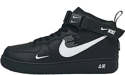 Nike Air Force 1 Mid '07 LV8 Black с Мехом