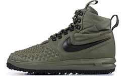 Nike Lunar Force 1 Duckboot Medium Olive с мехом