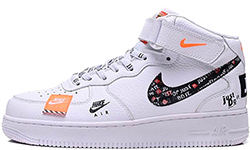 Nike Air Force 1 Mid Just Do It White/Black