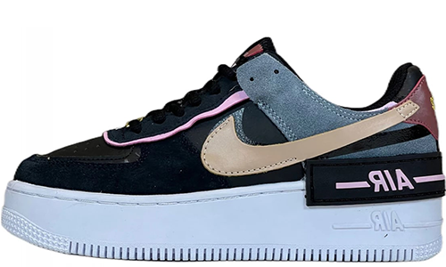 Nike Air Force 1 Shadow Black Light Arctic Pink