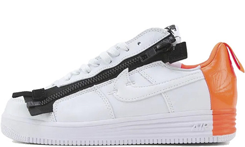Nike Lunar Force 1 Low Acronym White Bright Crimson