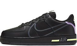 Nike Air Force 1 React Black