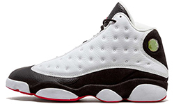 Nike Air Jordan 13 Retro белые с черным