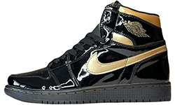 Nike Air Jordan 1 Retro OG Black Mettalic Gold