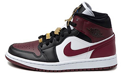Nike Air Jordan 1 Mid SE Black Dark Beetroot