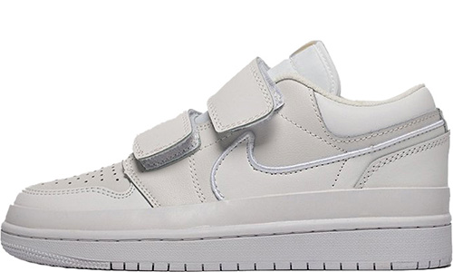Nike Air Jordan 1 Low Double Strap White