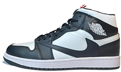 Nike Air Jordan 1 Retro Black/White с Мехом