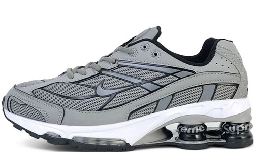 Nike Supreme X Shox Ride 2 Grey White