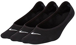 Носки-следы Nike Everyday черные 3 пары