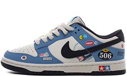 Nike SB Dunk Low Racing Buggy Blue с мехом