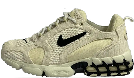 Nike x Stussy Air Zoom Spiridon Cage 2 Fossil